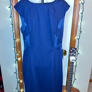 Jennifer Lopez Navy blue shift dress Size 14